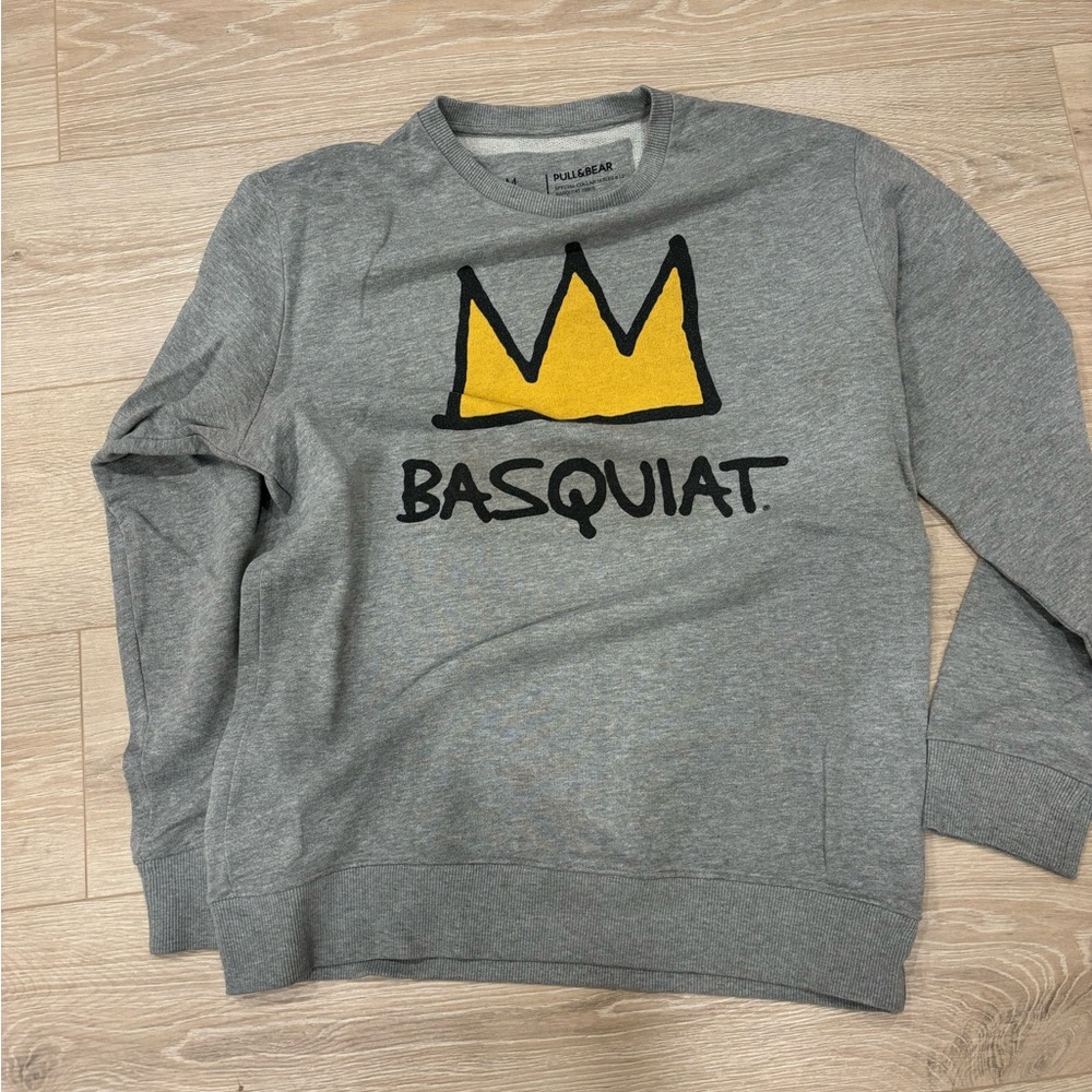 Jean Paul Grey Basquiat crewneck sweatshirt #streetwear